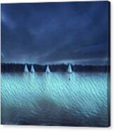 #sailboats #sailing #sailing #sailboat Canvas Print
