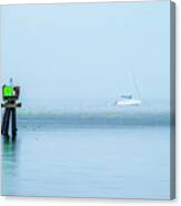 Sailing In The Rain Canvas Print