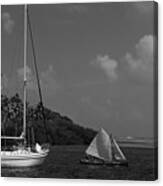 Sailing In The San Blais Islands Canvas Print