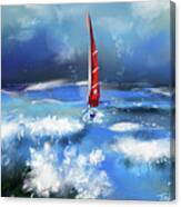 Sailing Canvas Print