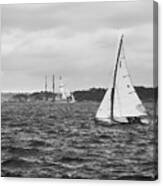 Sailing Newport Canvas Print