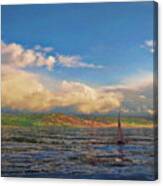 Sailing On Galilee Canvas Print