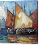 Sails 2 - Venice Canvas Print