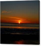 San Clemente Beach Sunset Canvas Print