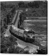 San Elijo Amtrak Canvas Print