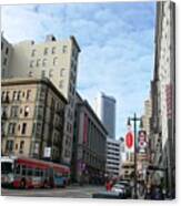 San Francisco - Jessie Street View Canvas Print