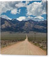 San Luis Valley Back Road Cruising Canvas Print