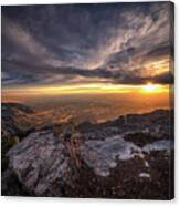 Sandia Peak Sunset Canvas Print