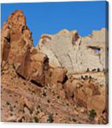 Sandstone Arch At Capitol Reef Canvas Print