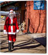 Santa Claus Is Coming To Town In Tombstone Arizona Canvas Print