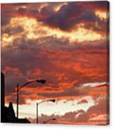 Santa Fe At Dusk New Mexico Canvas Print