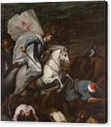 Santiago At The Battle Of Clavijo Canvas Print