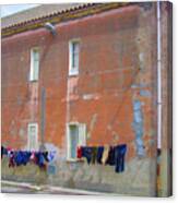 Sardinian Laundry Canvas Print