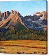 Sawtooth Mountains - Iron Creek Canvas Print