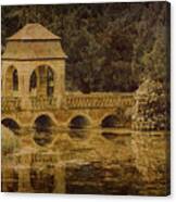 Juchen, Germany - Schloss Dyck Baroque Bridge Ii Canvas Print