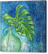 Sea Glass Palm I Canvas Print