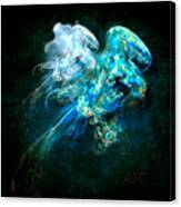 Sea Jellyfish Canvas Print
