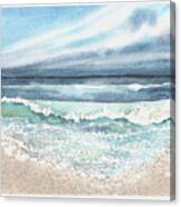 Seafoam Lace Canvas Print
