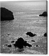 Seascape Jenner California Ii Bw Canvas Print