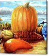 Seashore Pumpkin Canvas Print