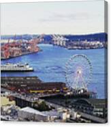 Seattle Waterfront Canvas Print