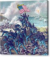 Second Battle Of Fort Wagner, 1863 Canvas Print