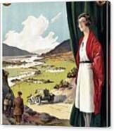 See Ireland First - Irish Tourist Association - Retro Travel Poster - Vintage Poster Canvas Print