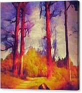 Sentinel Trees Canvas Print