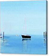 Serene Atlantic Highlands Marina Canvas Print