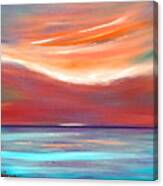 Serenity 2 - Abstract Sunset Canvas Print