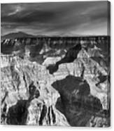 Shadows On The Grand Canyon Canvas Print