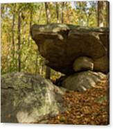 Shelter Rock In Gales Ferry Ct Canvas Print