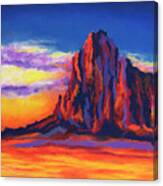 Shiprock Mountain Canvas Print
