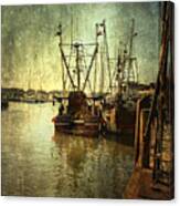 Ships Docked Canvas Print