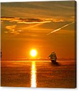 Ships Of Yesterday Canvas Print