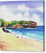 Shipwreck's Beach 2 Canvas Print