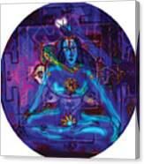 Shiva In Meditation Canvas Print