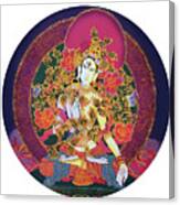Shiva Shakti Yin And Yang Canvas Print