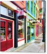 Shops At Cincinnati's Findlay Market # 6 Canvas Print