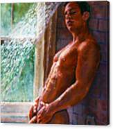 Shower Seduction Canvas Print