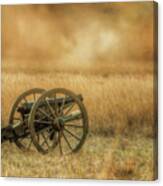 Silent Cannons At Gettysburg Canvas Print