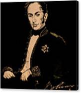 Simon Bolivar Portrait Canvas Print
