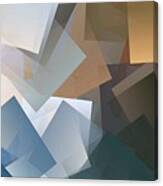 Simple Cubism Abstract 78 Canvas Print