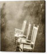 Sit A Spell-sepia Canvas Print