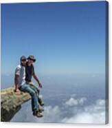 Sitting On Top Of The World Canvas Print