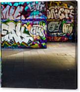 Skatepark Graffiti Southbank 5 Canvas Print