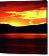 Sky Of Fire Canvas Print