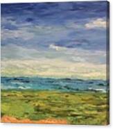 Sky, Sea And Golf Canvas Print
