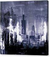Skyline Chicago City Canvas Print