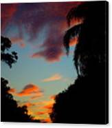 Slice Of Sunset Canvas Print
